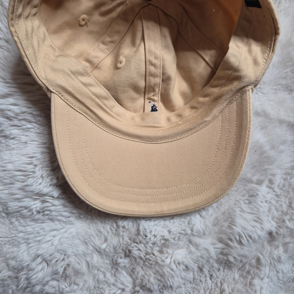 Kids Youth Polo Ralph Lauren Hat Baseball Cap Butter Yellow Unisex Cotton Spring - Picture 7 of 11